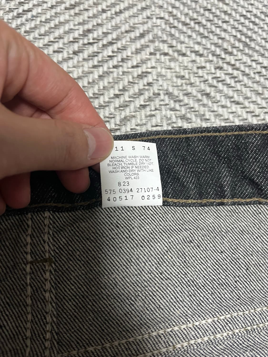 90s 리바이스 517 0259 블랙 36x36 상품이미지4