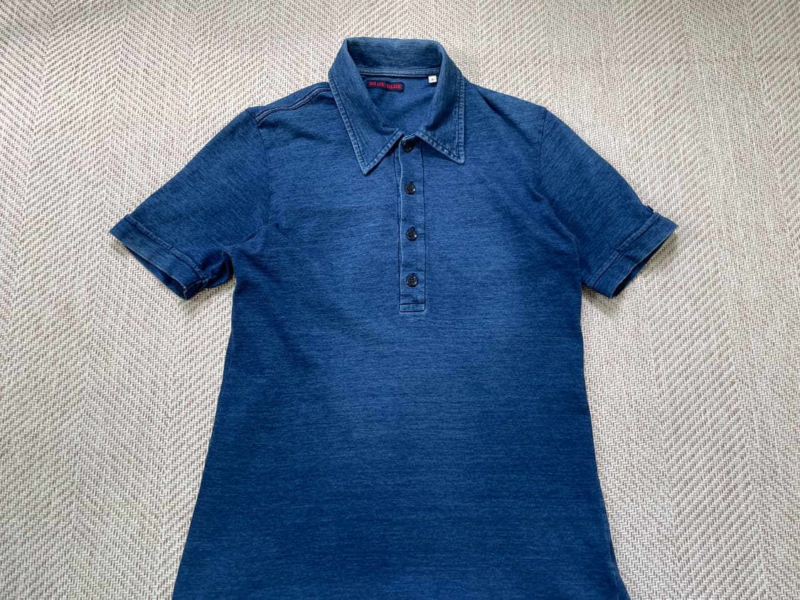 블루블루 재팬 데님 반팔티셔츠 J04345 상품이미지2