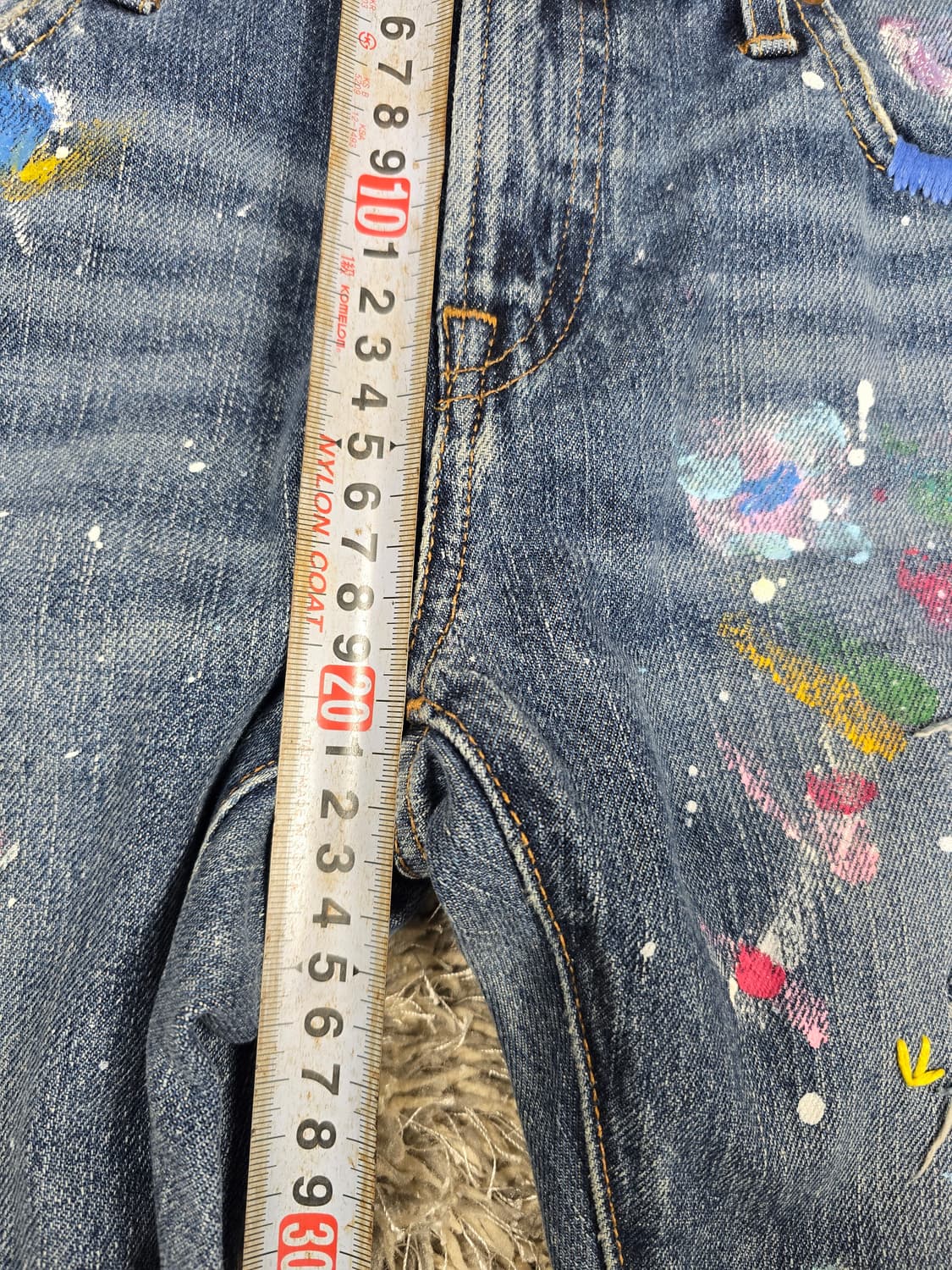 폴로 랄프로렌 페인트 데님 청바지 34 상품이미지6