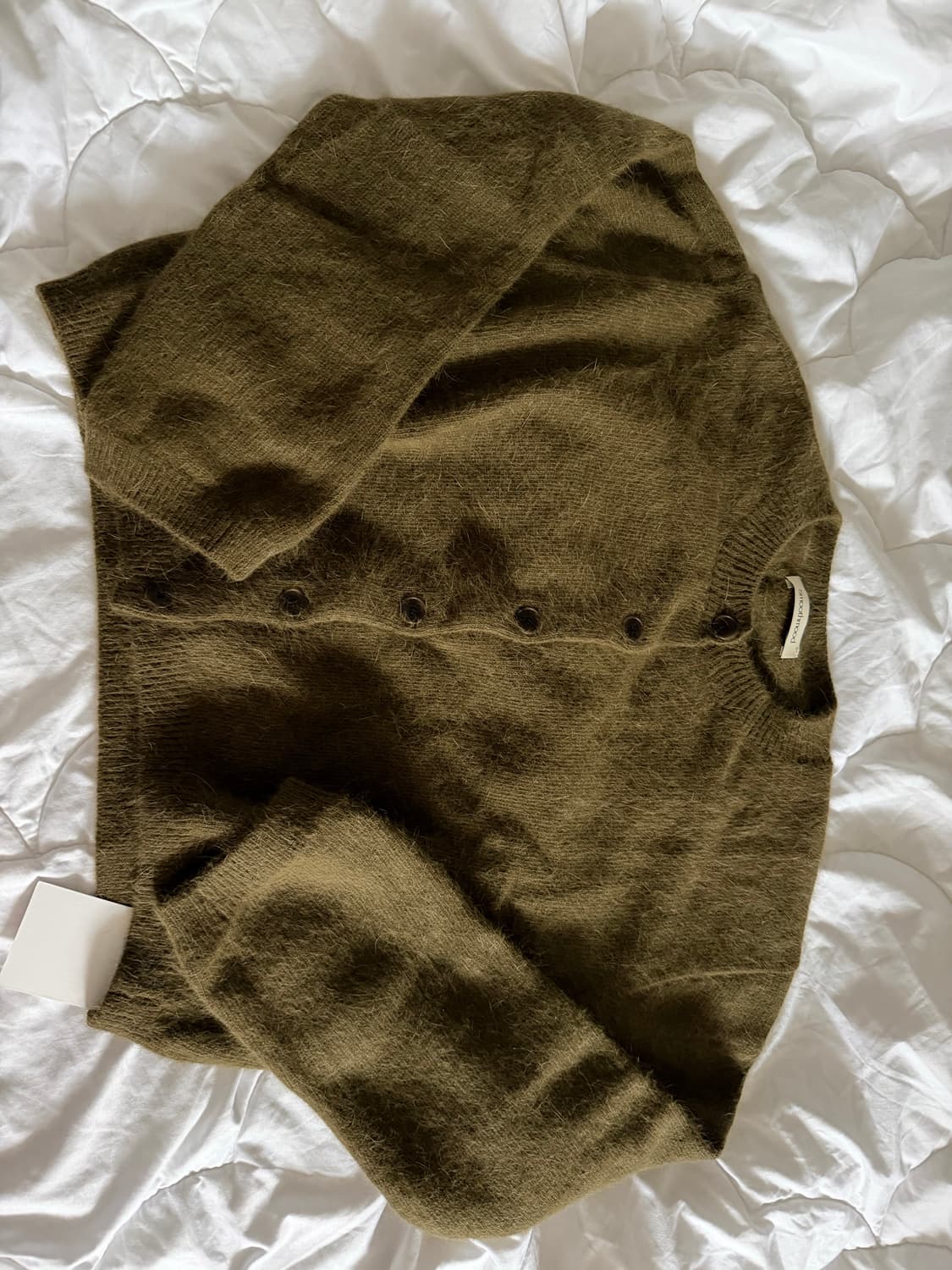 (새상품/택)스무드무드 카키 지나 앙고라 가디건Geena cardigan 상품이미지7