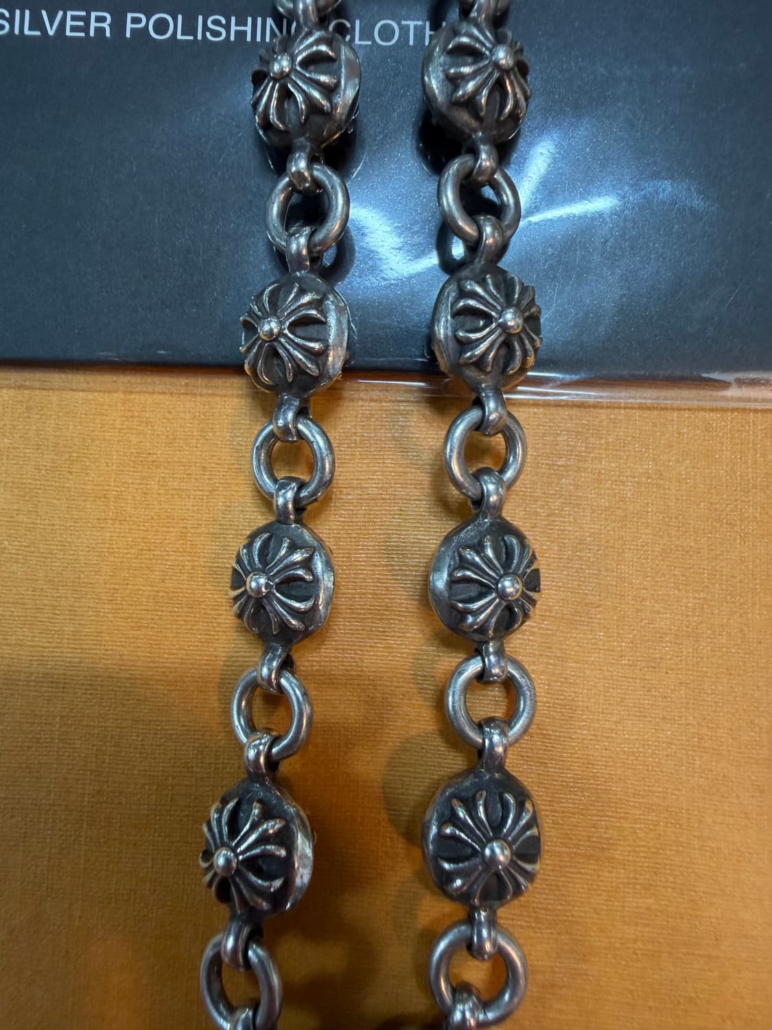 크롬하츠 정품 크로스볼 라지타이니크로스펜던트일체형 목걸이 팝니다.!!!  상품이미지3