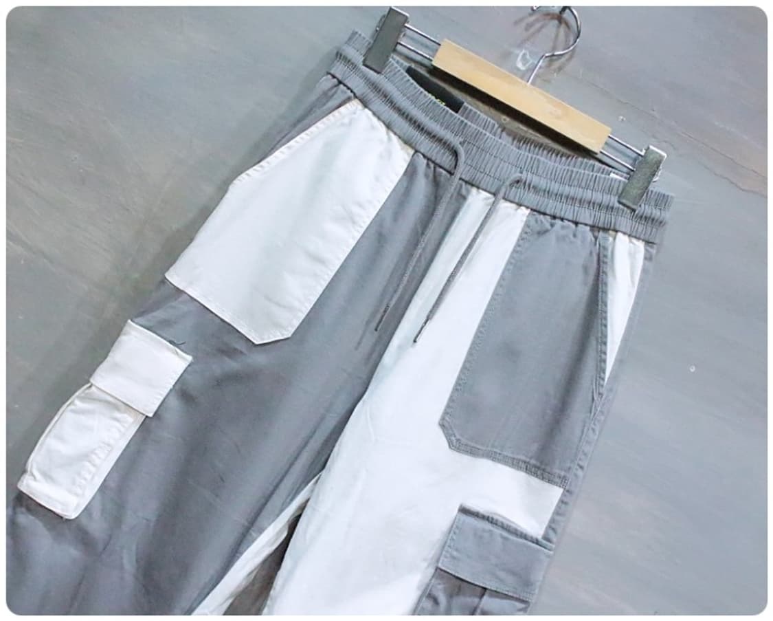 FDM 컬러 믹스 조거 밴딩 팬츠 M (미사용) 상품이미지3