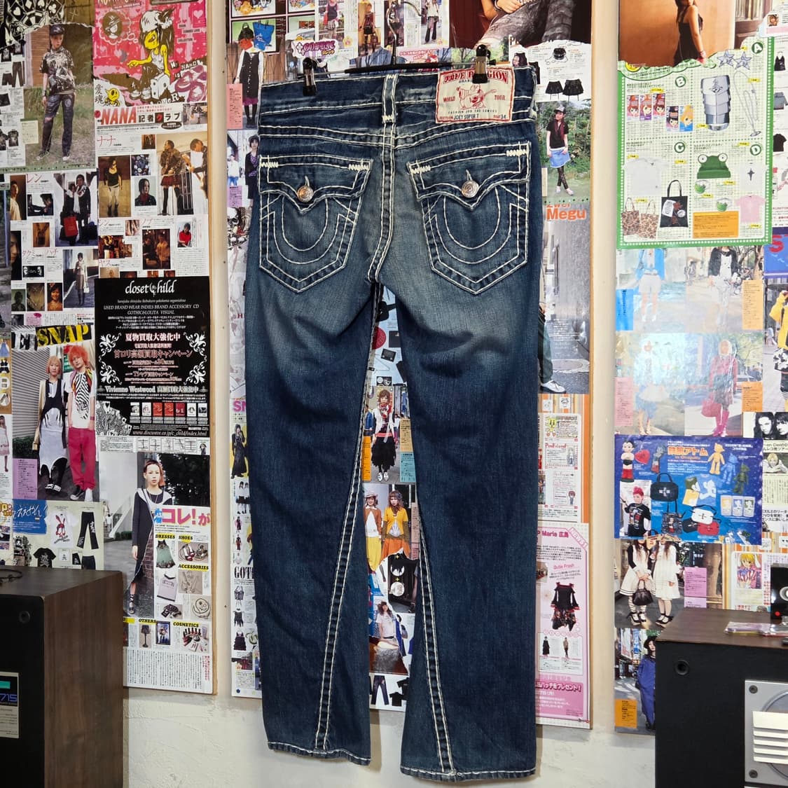 트루릴리전 조이 슈퍼티 중청 데님 팬츠 상품이미지1