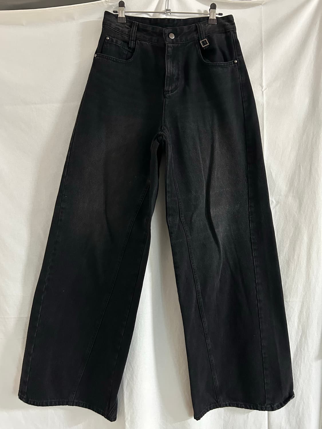 우영미 여자 와이드 데님 상품이미지1