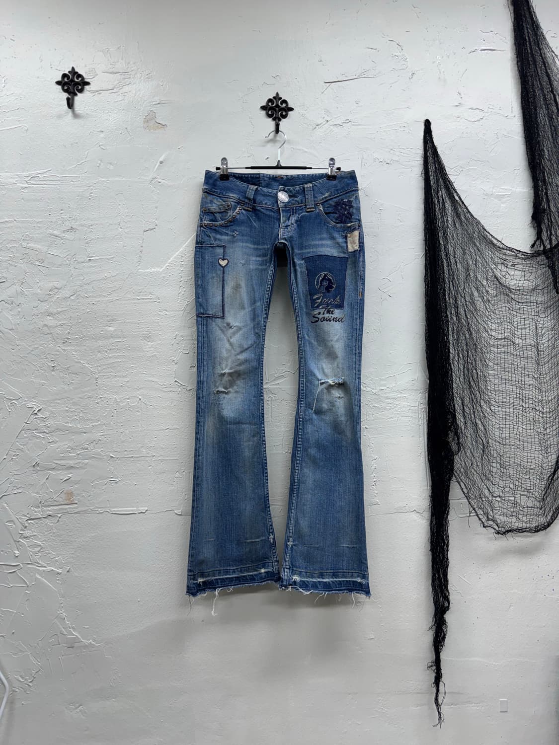 Hysteric glamour 00s y2k boots cut denim 상품이미지2