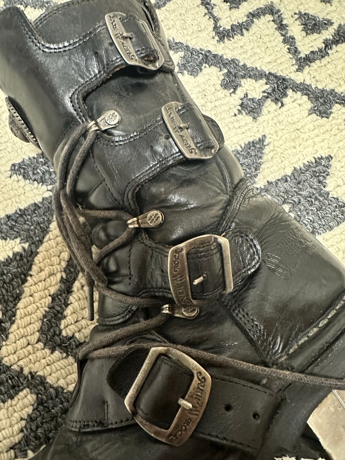 New Rock metallic boots 상품이미지4