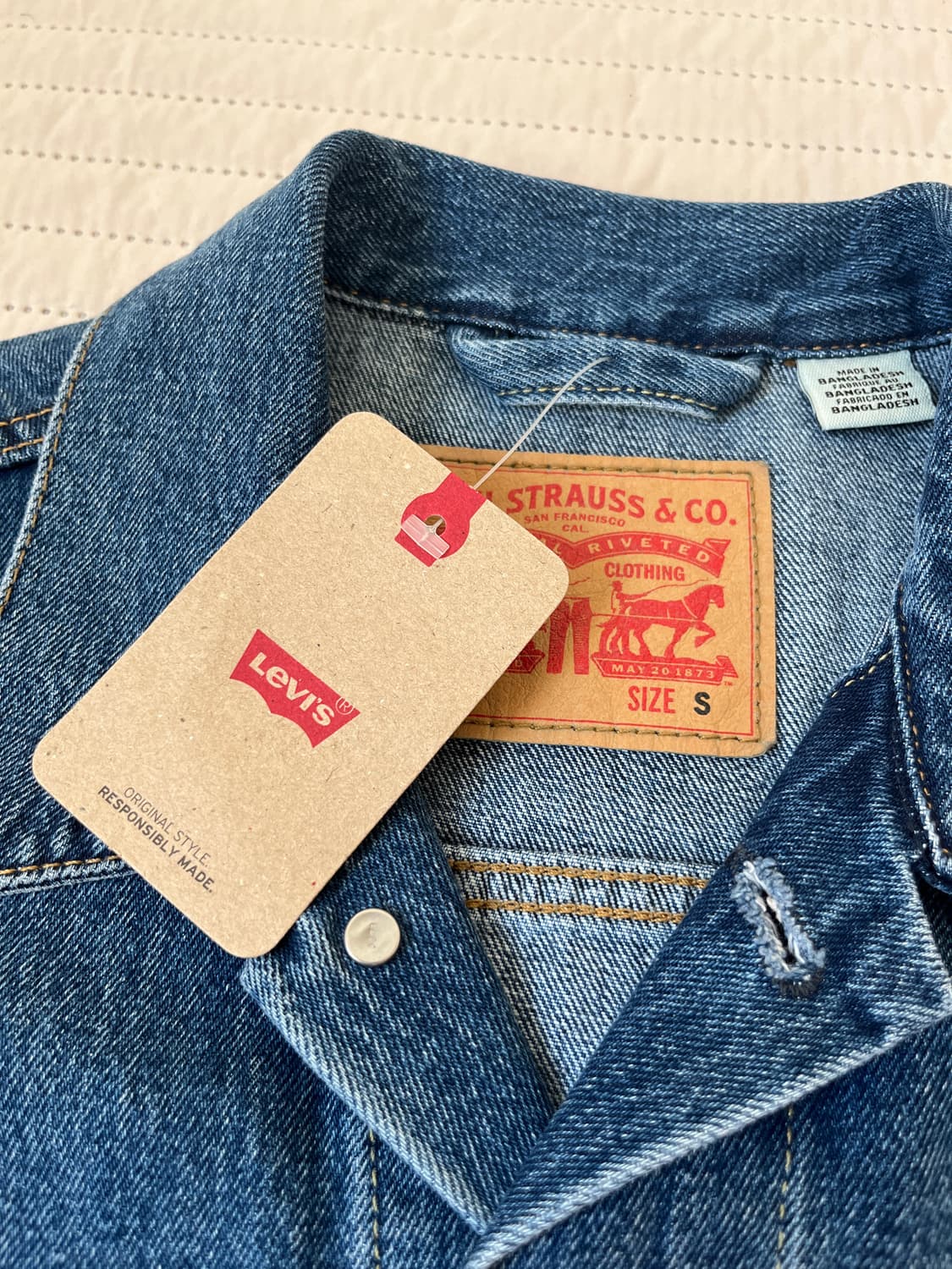 리바이스 데님 트러커 자켓 택달린 새상품 상품이미지4