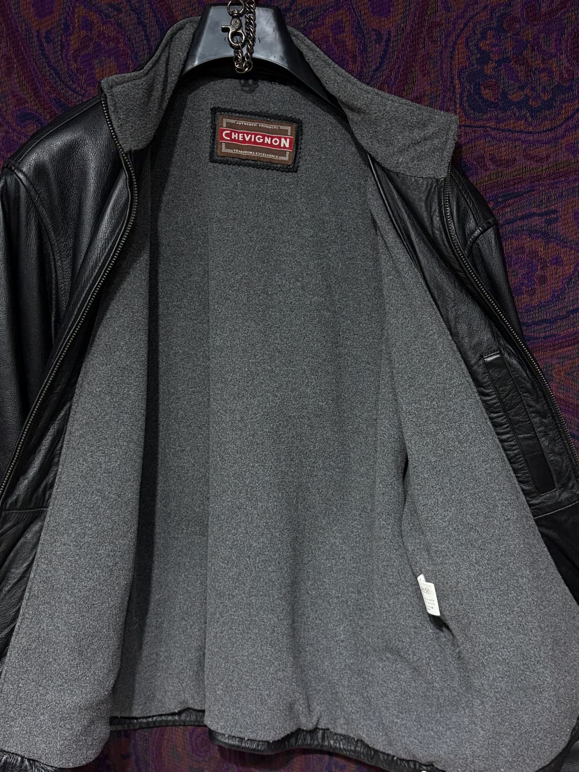 프랑스 쉐비뇽 가죽자켓 상품이미지8