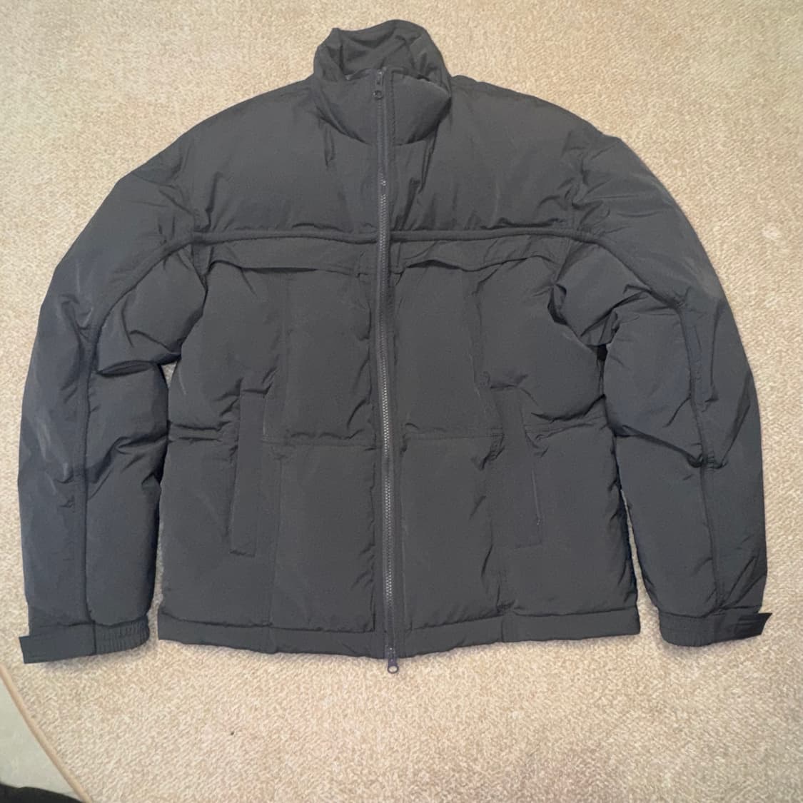 노매뉴얼 H.T.L NYLON DOWN JACKET - CHARCOAL 상품이미지2