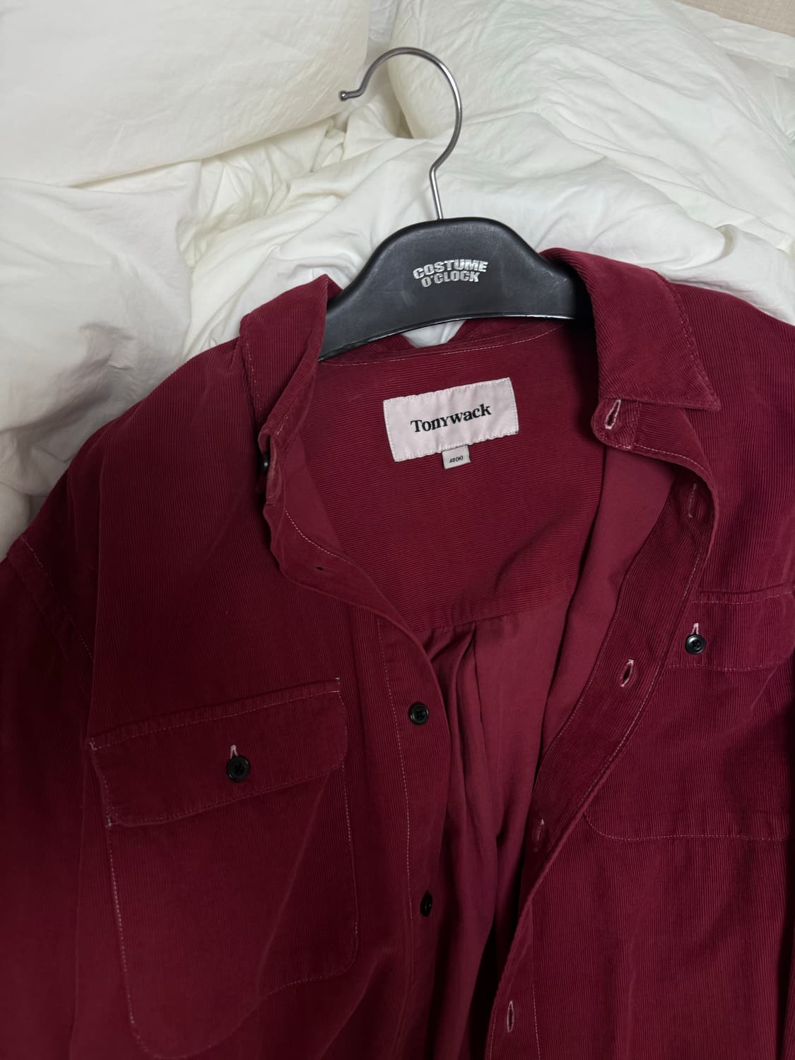 토니웩 가먼트 다잉 코듀로이 셔츠 M 상품이미지2