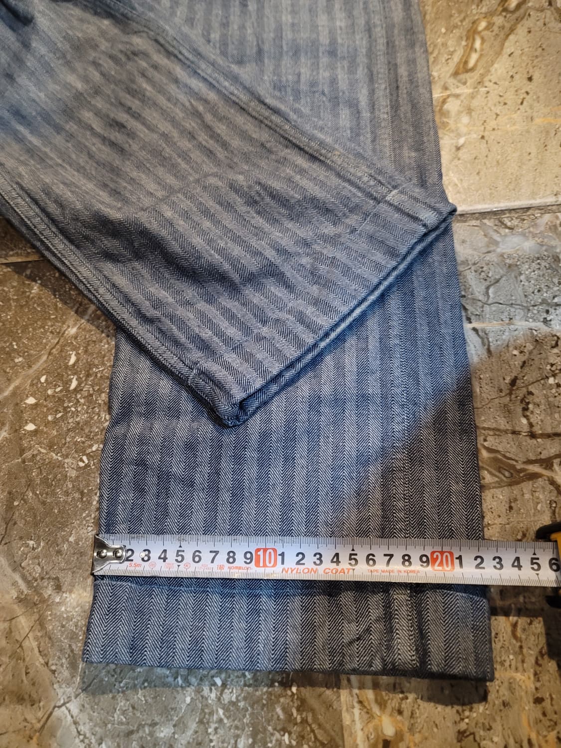 웨어하우스 덕디거 블루 헤링본 워크 팬츠 상품이미지8