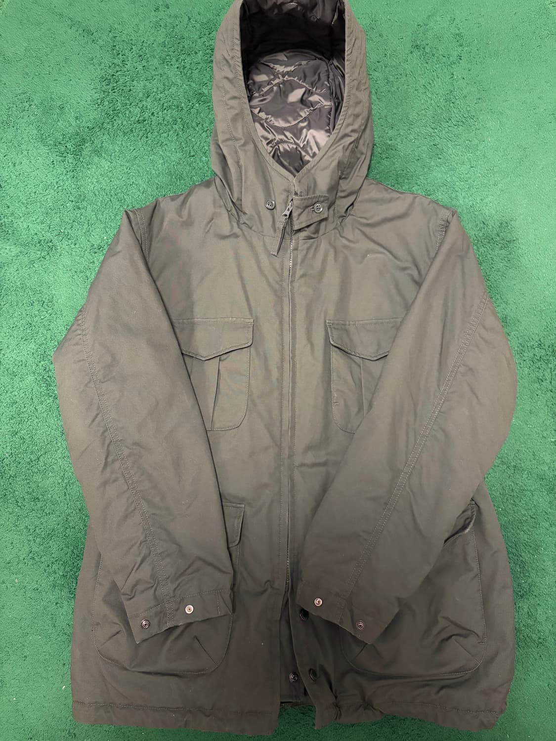 L) 유니클로 엔지니어드가먼츠 유틸리티자켓 올리브 상품이미지1