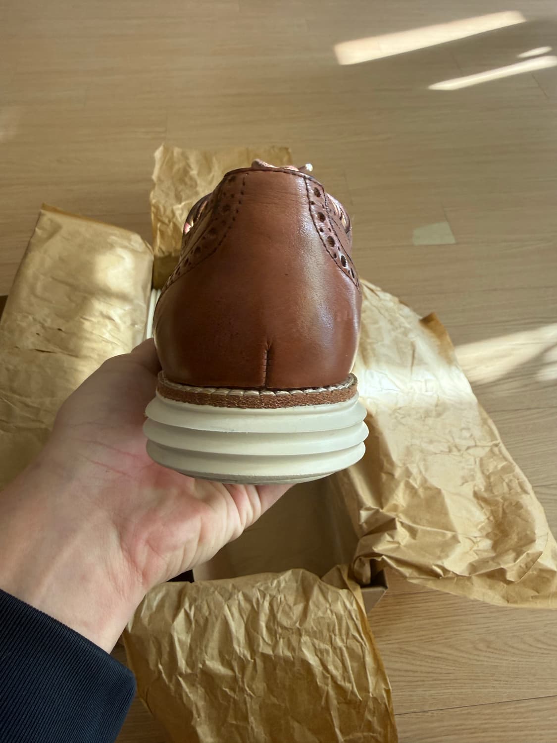 콜한 윙팁 브라운 260-265 상품이미지4