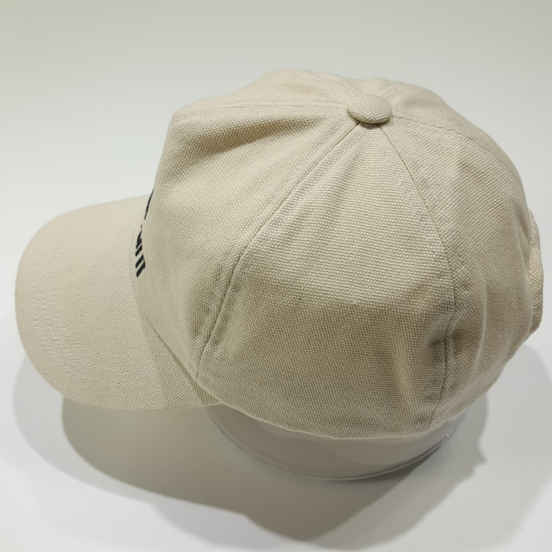 CL860 이자벨마랑 타이론 블랙 로고 자수 베이지 코튼 볼캡 상품이미지4