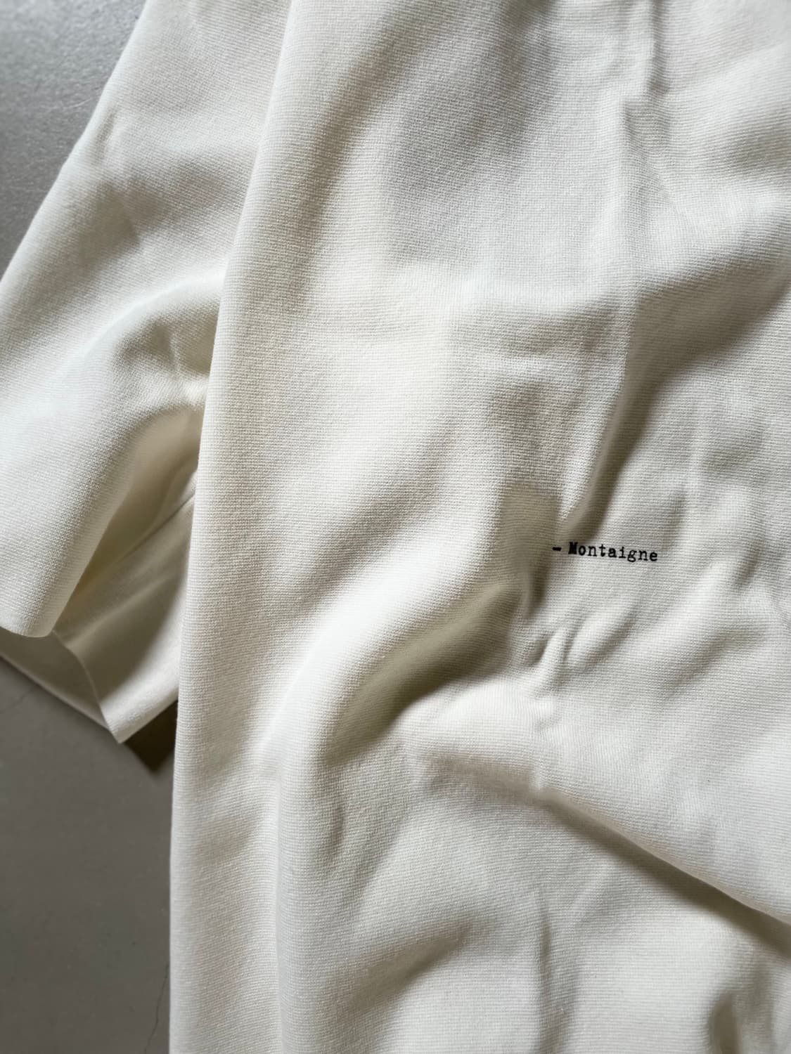 crépuscule Half Sleeve Knit Tee 상품이미지3