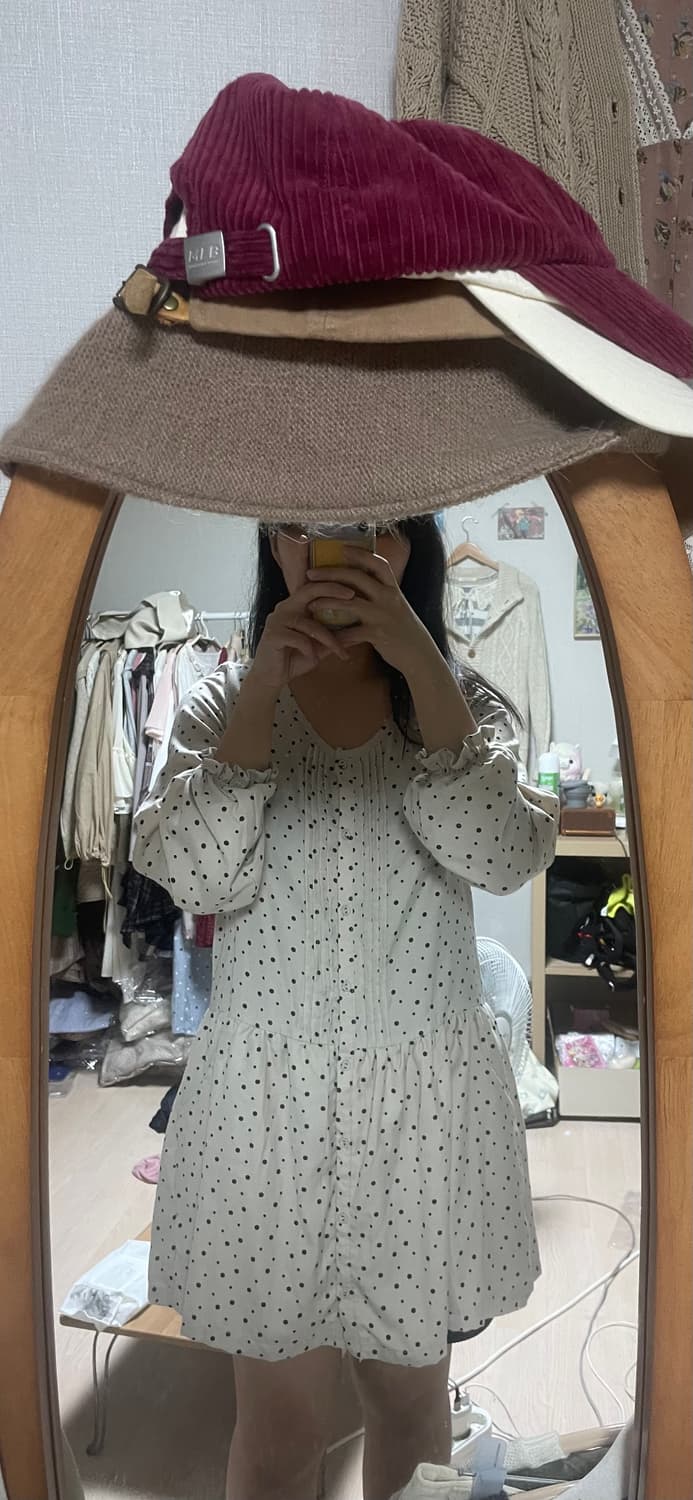 쿠루미 도트핑크 ops 세트 상품이미지5