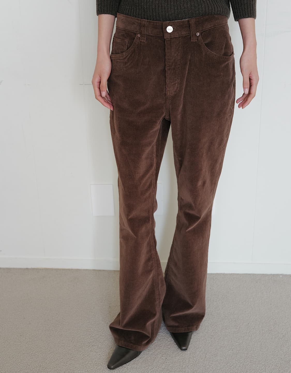 리포스 REPOS 코듀로이 부츠컷 팬츠 상품이미지1