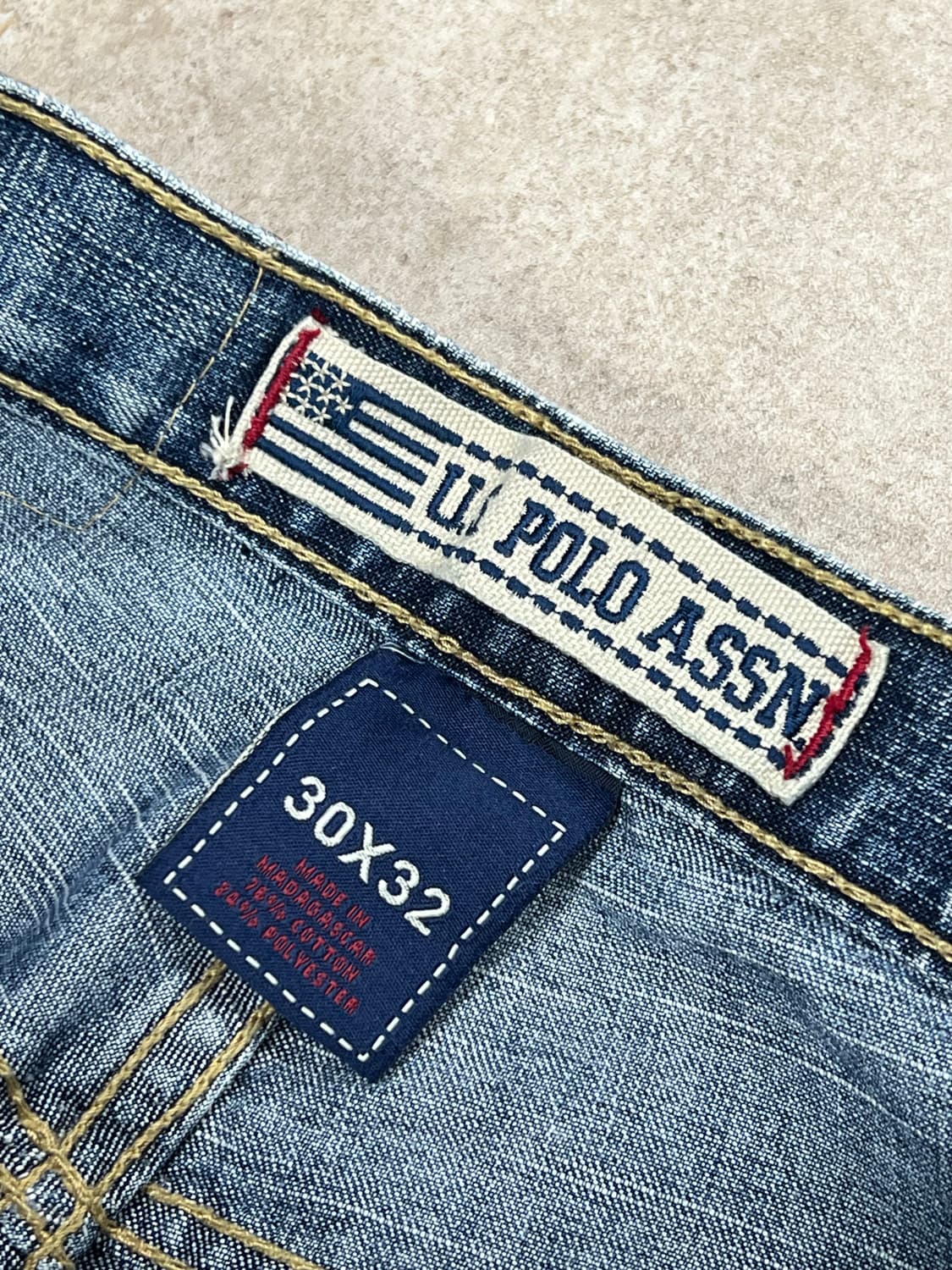 U.S POLO ASSN 카펜터 중청 데님 팬츠 상품이미지4