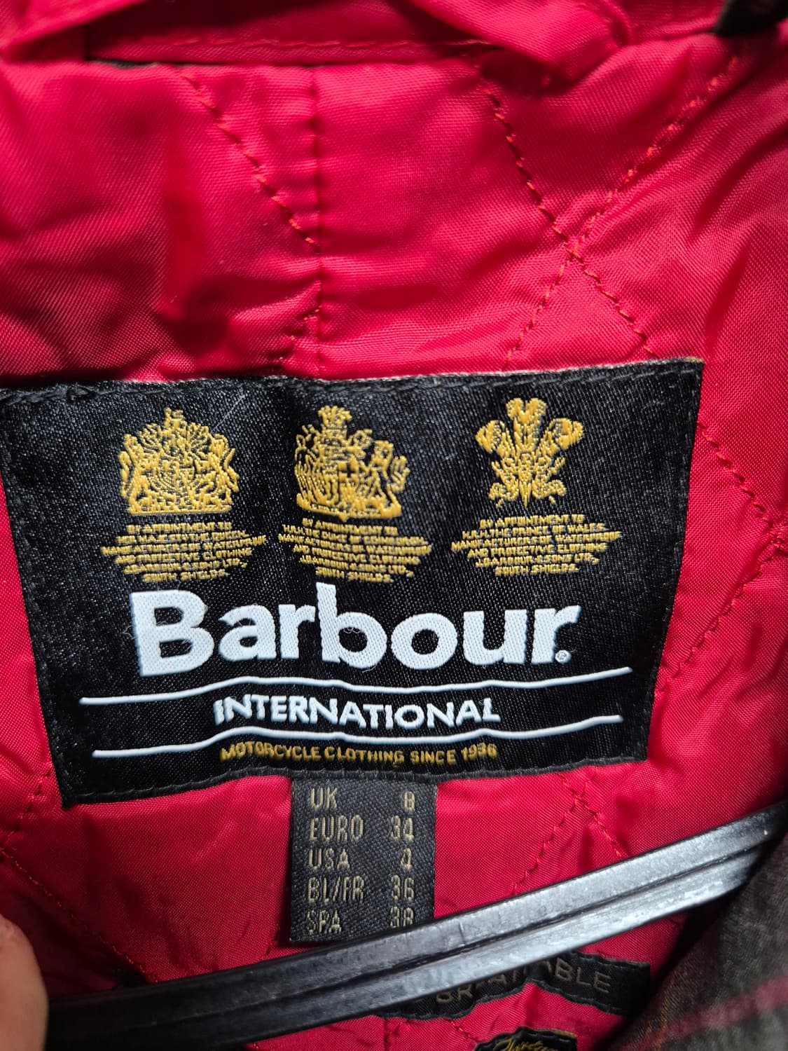 바버 인터네셔널 후드퍼 자켓 슬림핏 상품이미지4