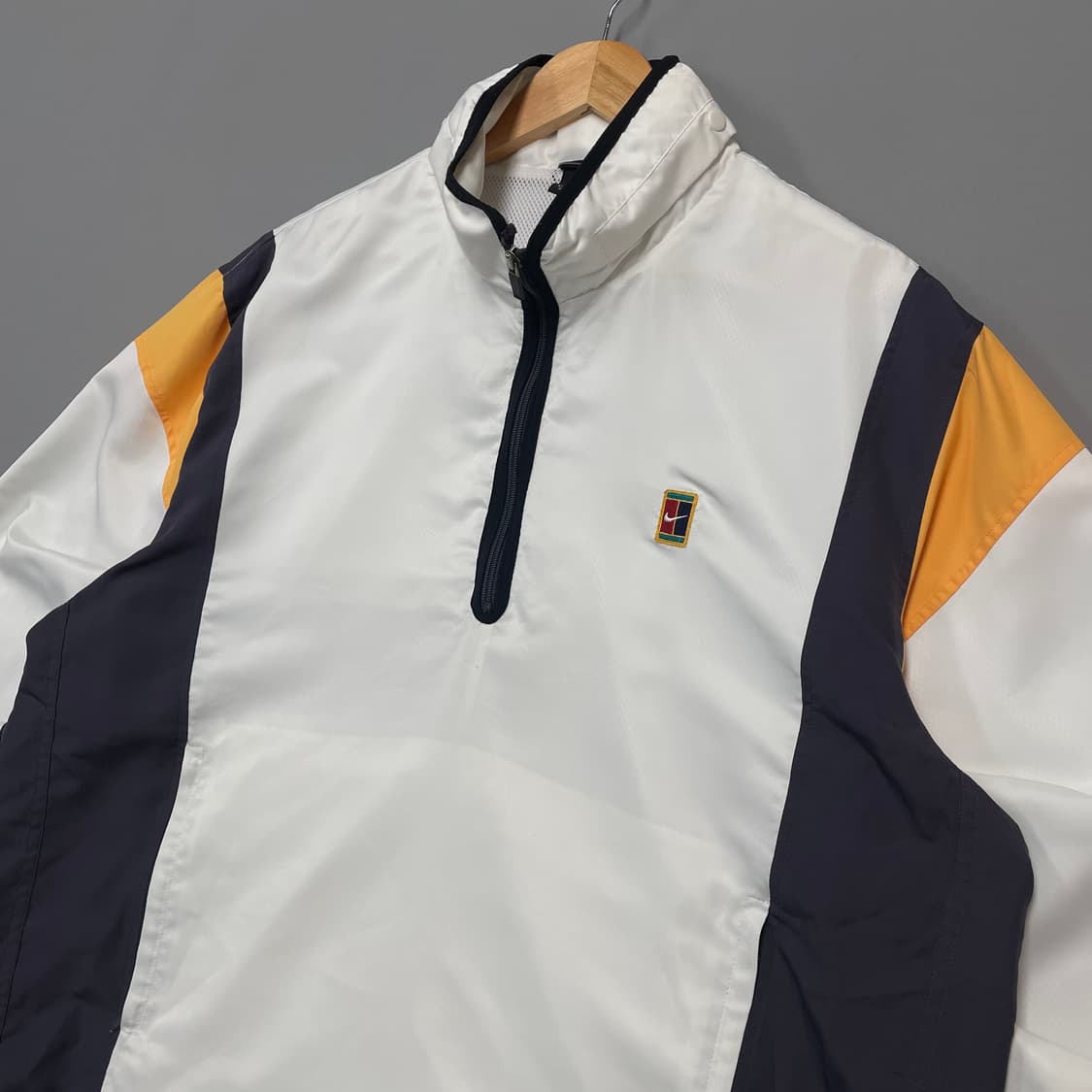 나이키 테니스 아노락 배색 화이트 L [041604] 상품이미지3