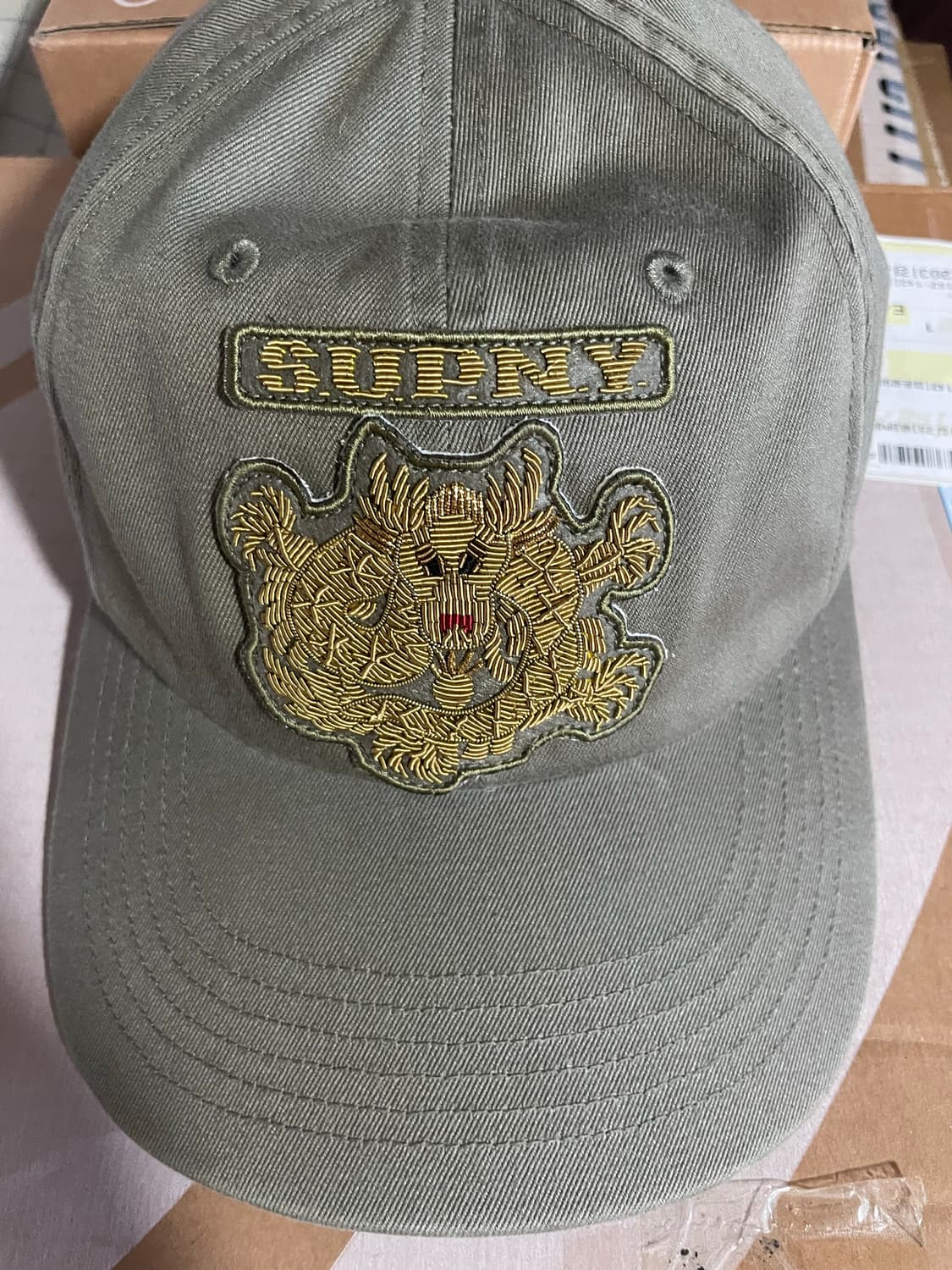 슈프림 불리온 드래곤 6 패널 볼캡 올리브 상품이미지2