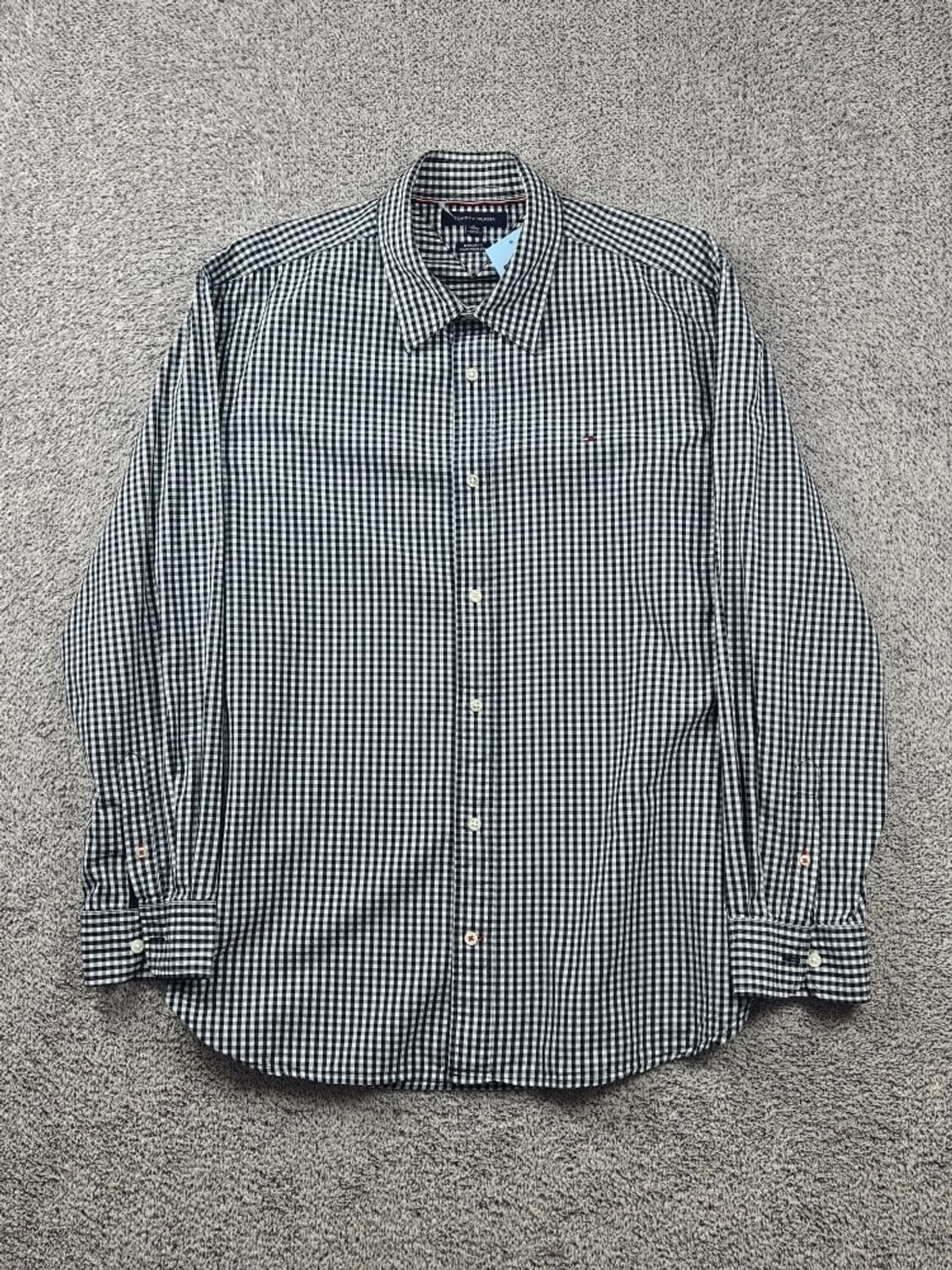 타미힐피거 깅엄 체크 패턴 베이직 셔츠 ( XL ) / 11080 상품이미지2