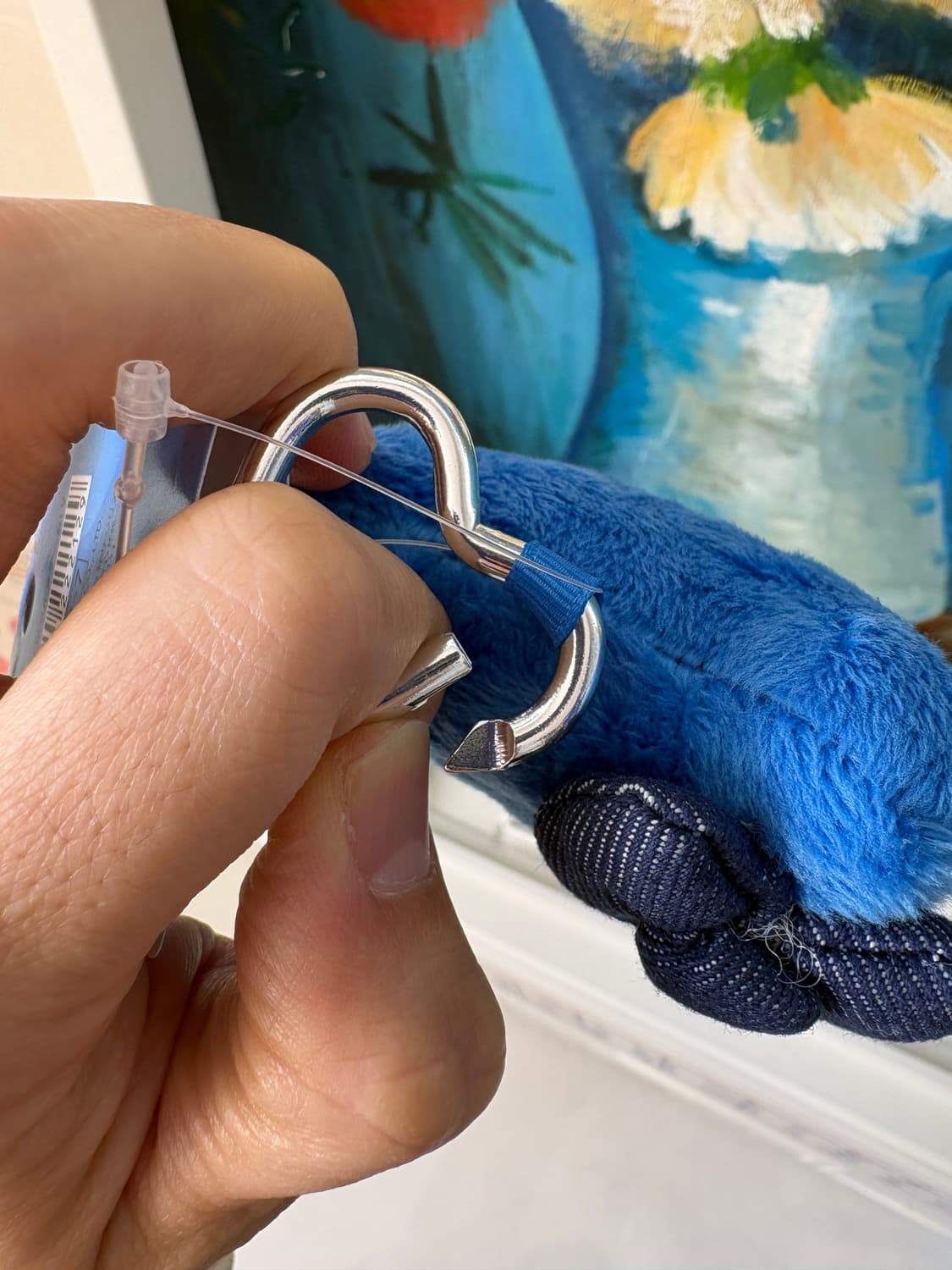 Kitty blue keyring 키티 블루 키링 상품이미지4