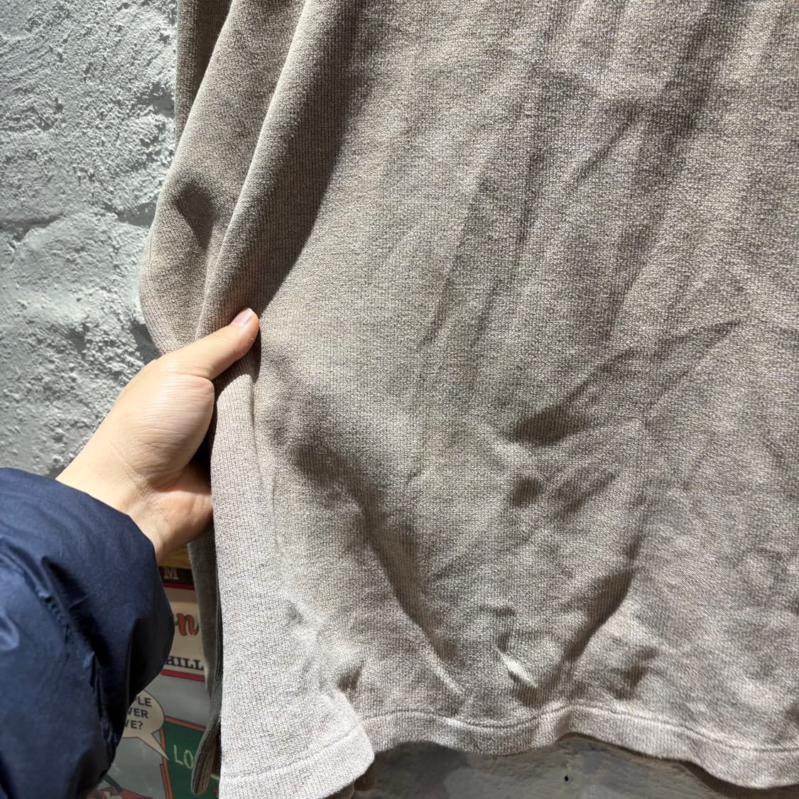 폴로 빈티지 브라운 하프집업 상품이미지3