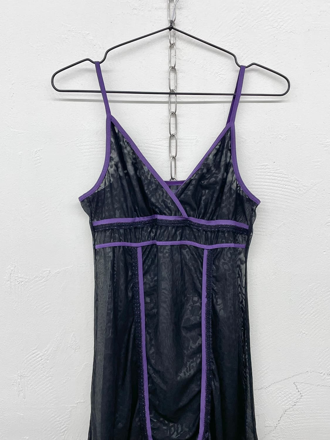 블랙 쿠로미 메쉬 슬립 상품이미지5