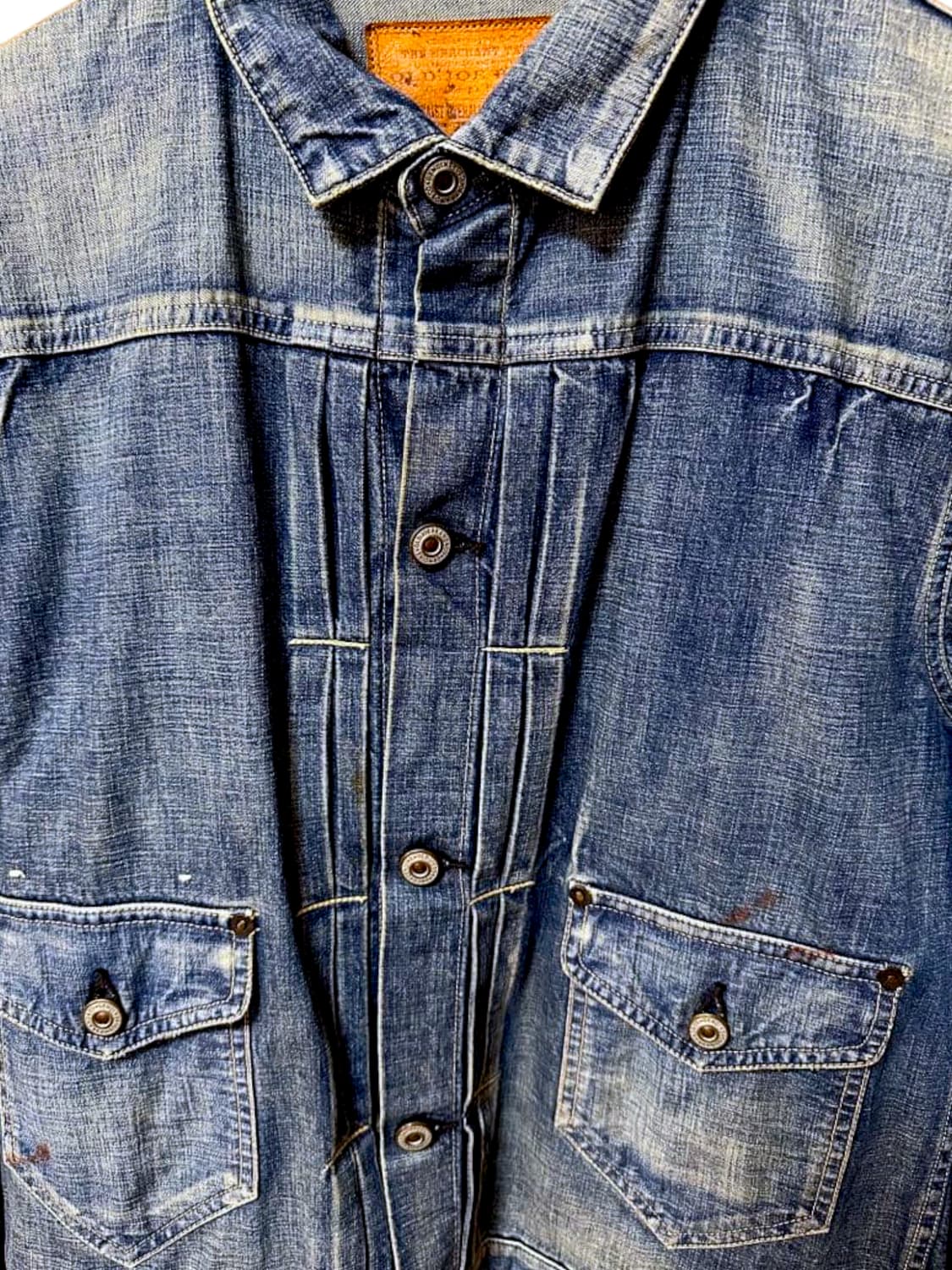 올드조 40s 타입1 데님 자켓 상품이미지3