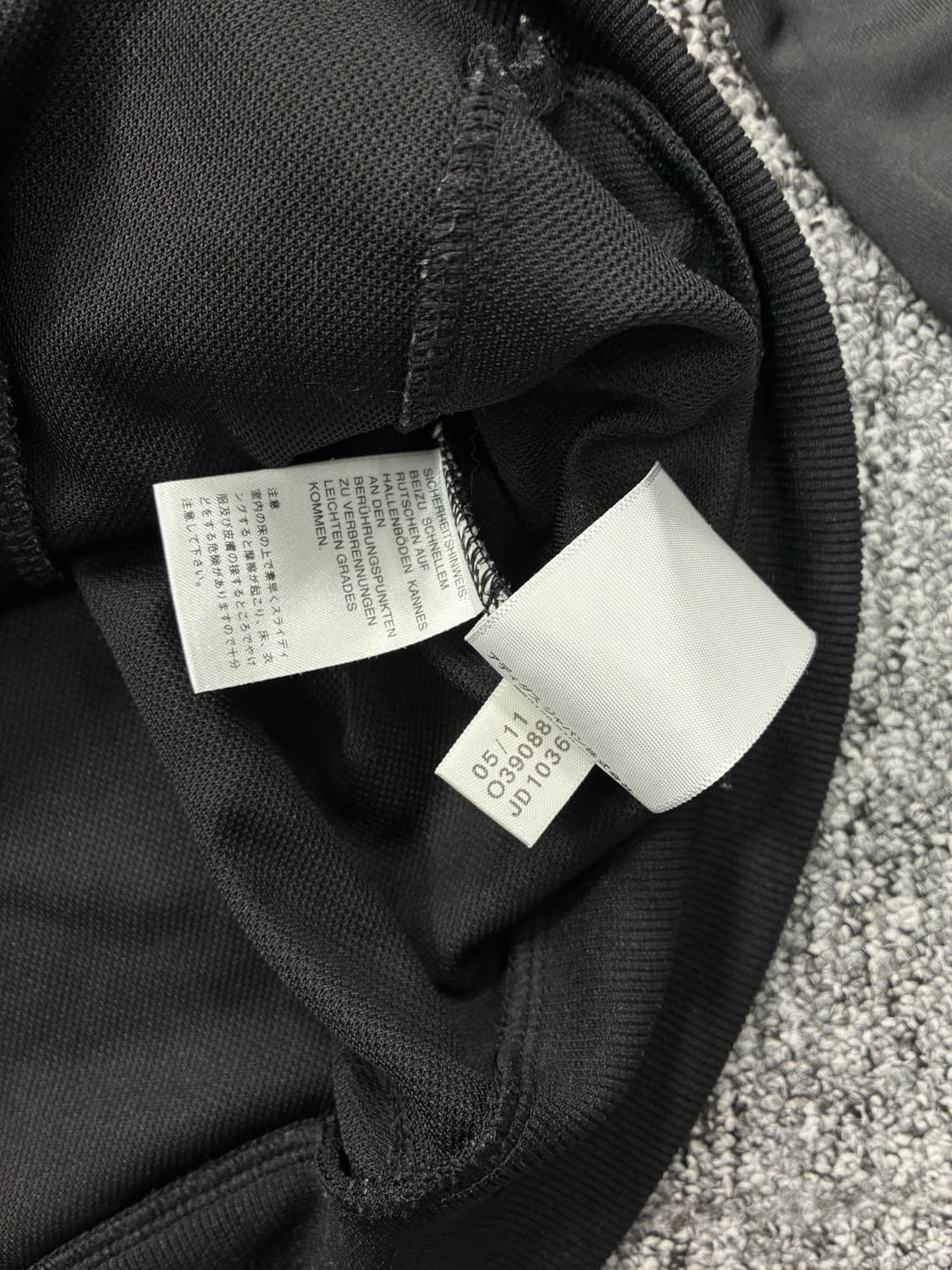 아디다스 블랙 골드 트랙탑 져지 L 상품이미지7