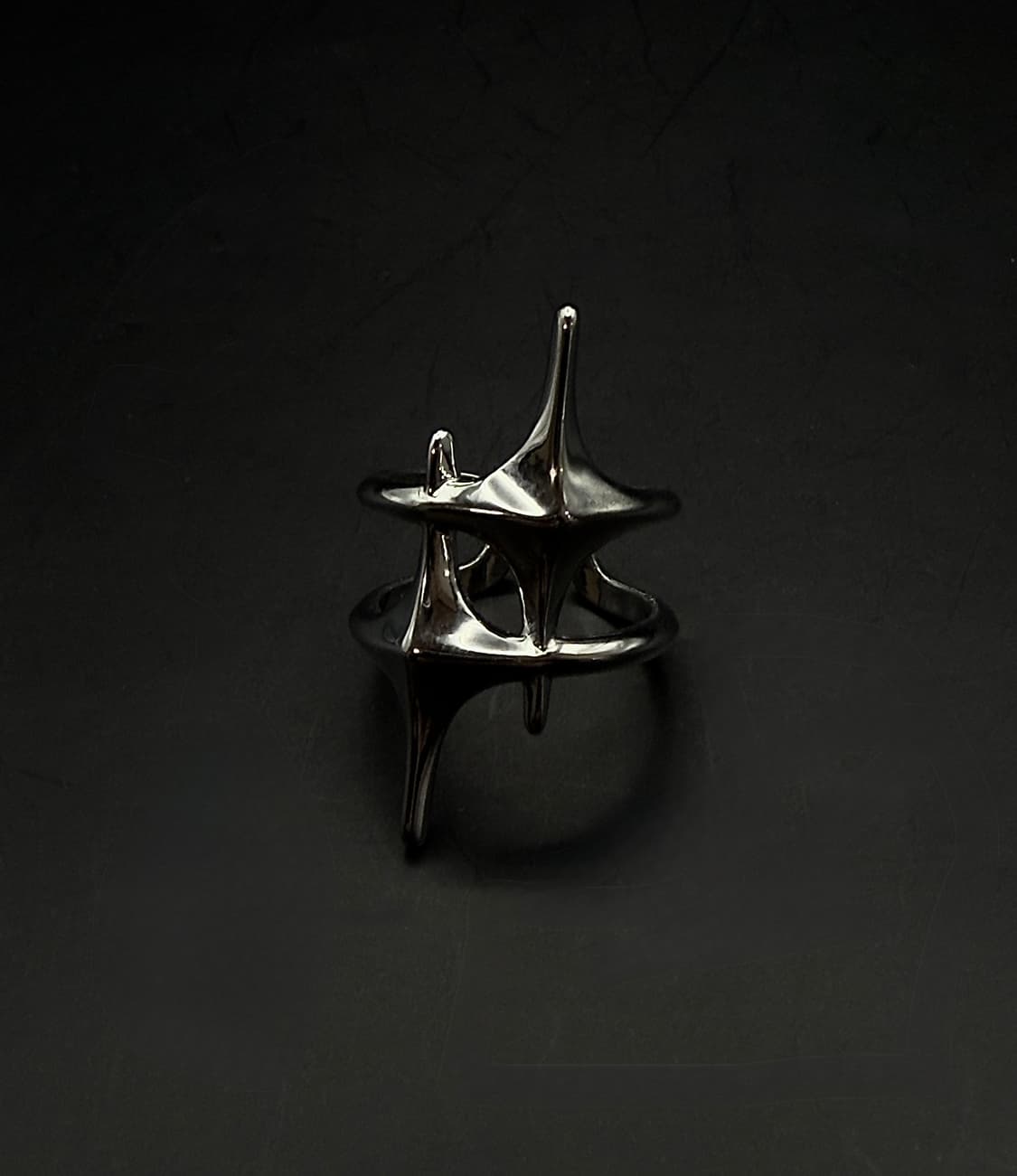pcr053 Two button spear ring 상품이미지3