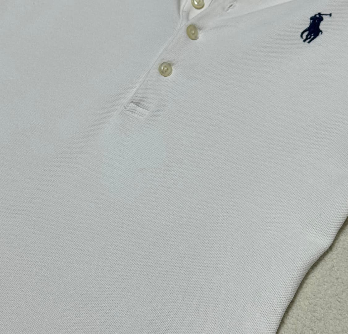 폴로 랄프로렌 화이트 블루 딱붙 반팔  상품이미지6