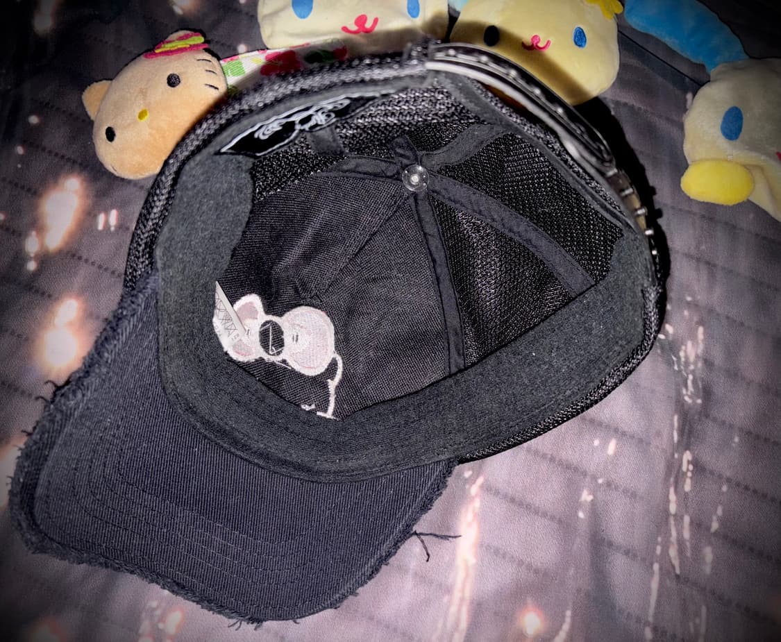 빈티지 Rady 키티 블랙 볼캡 y2k 상품이미지3