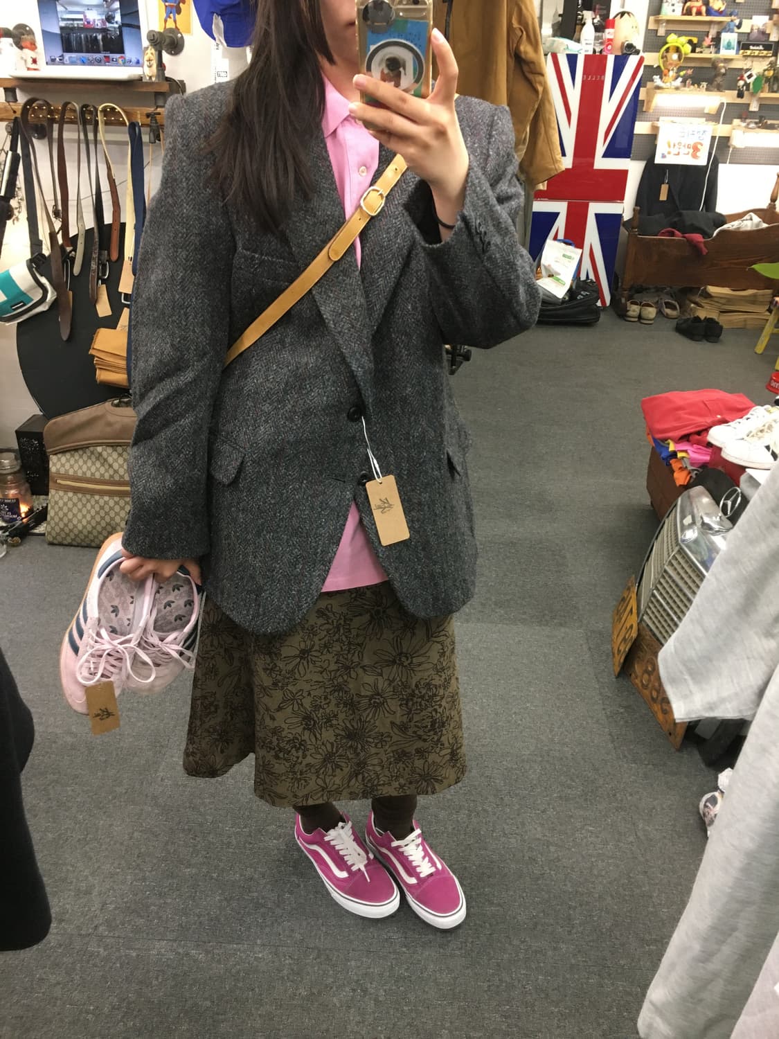 해리스 트위드 자켓 상품이미지1