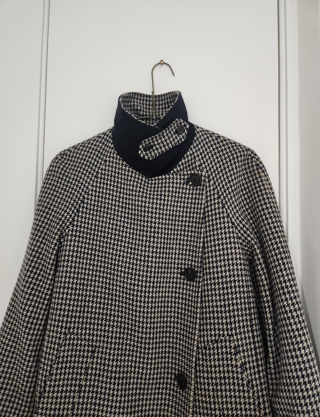 한섬 sjsj 발마칸st. 하운드체크롱코트. 상품이미지7