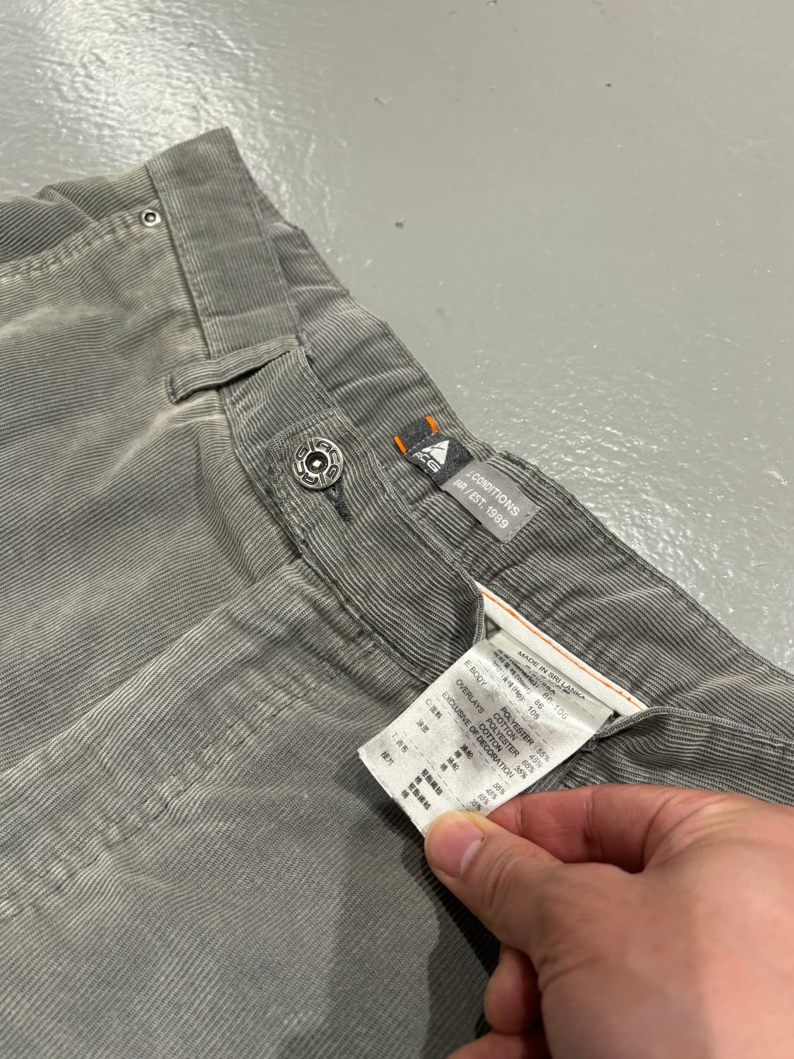 나이키 acg 코듀로이 팬츠 상품이미지5