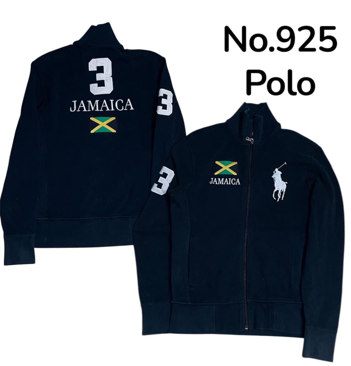 폴로 빅포니 자메이카 🇯🇲 국기 넘버링 집업 져지 트랙탑 S 상품이미지1
