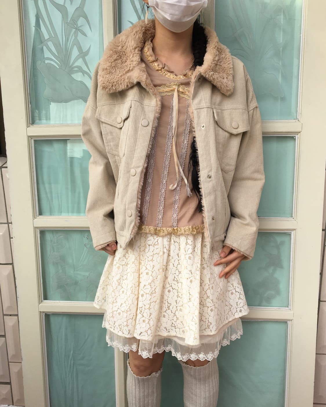 Fake fur corduroy mustang 상품이미지8