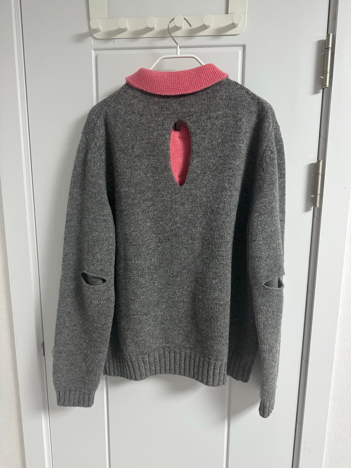 스테판 쿡 컷아웃 디테일 울 가디건 L size 상품이미지2