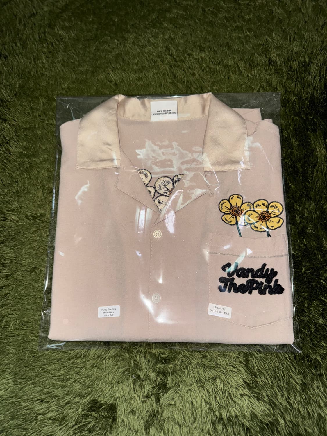 [M] Vandy the Pink 반디더핑크 플라워 오픈카라 셔츠 상품이미지10
