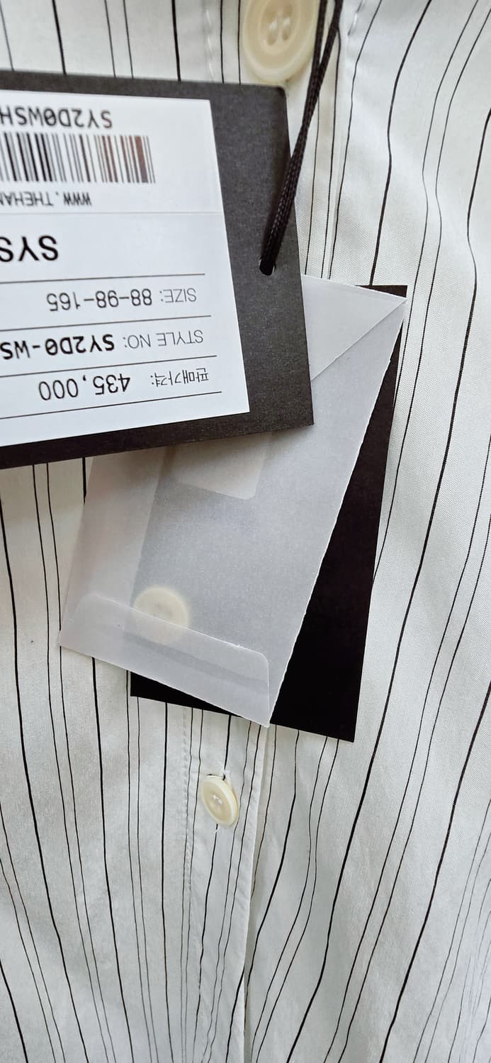 66 SYSTEM 시스템 스트라이프 셔츠 블라우스 🤍 택달림 / 정가4 상품이미지5