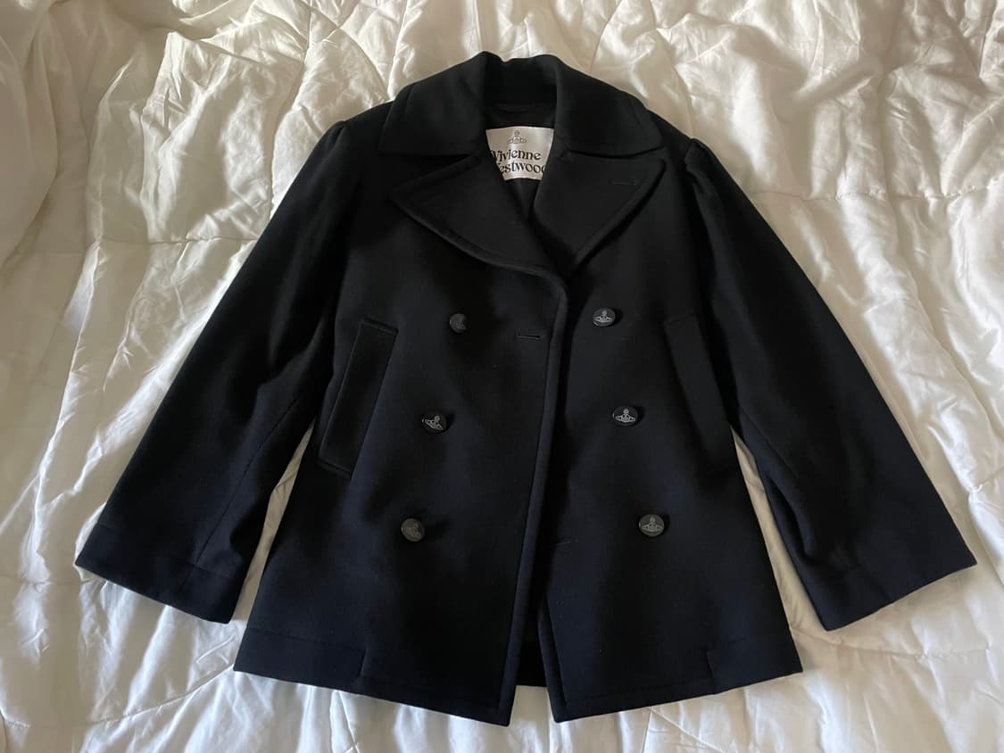 비비안웨스트우드 / 영국라벨 버진울 피코트 블랙 상품이미지3