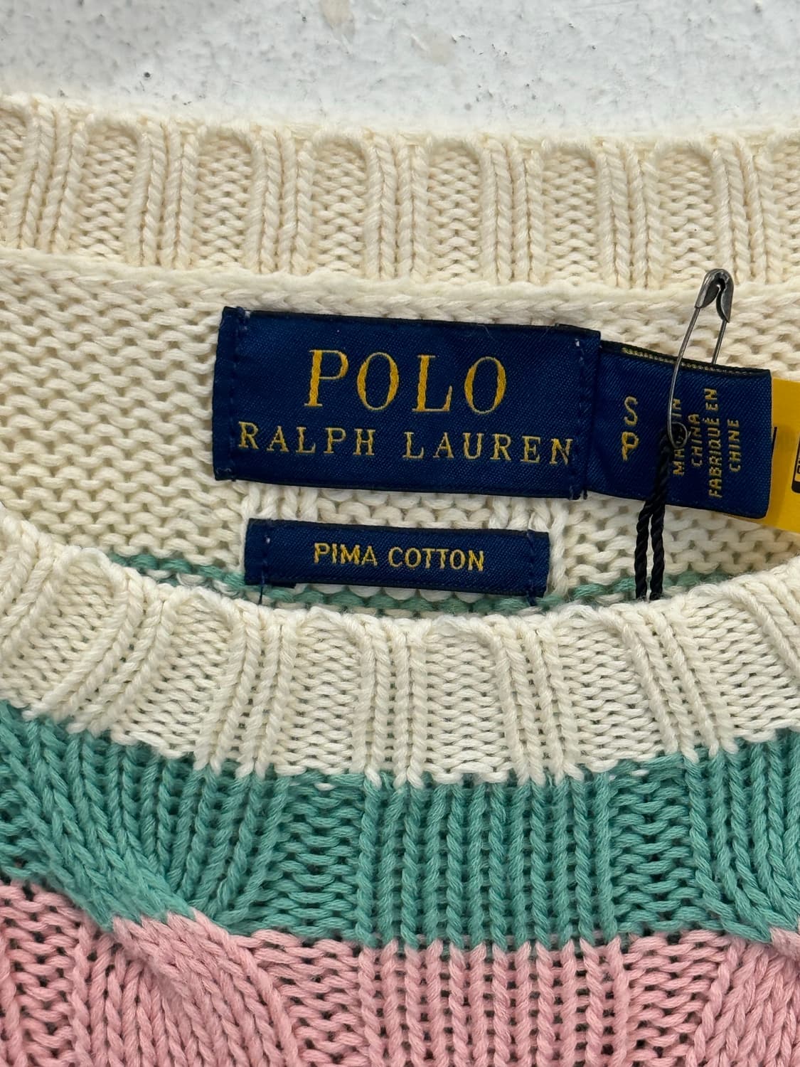 Polo Ralph Lauren Pima  Cotton Cable Str 상품이미지4