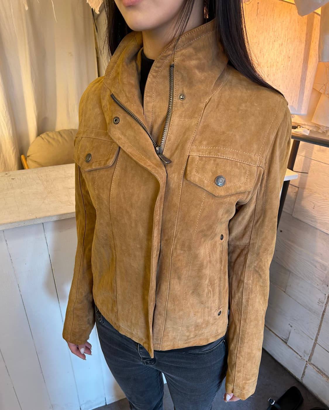 Calvin Klein jeans 90‘s 스웨이드자켓 상품이미지1