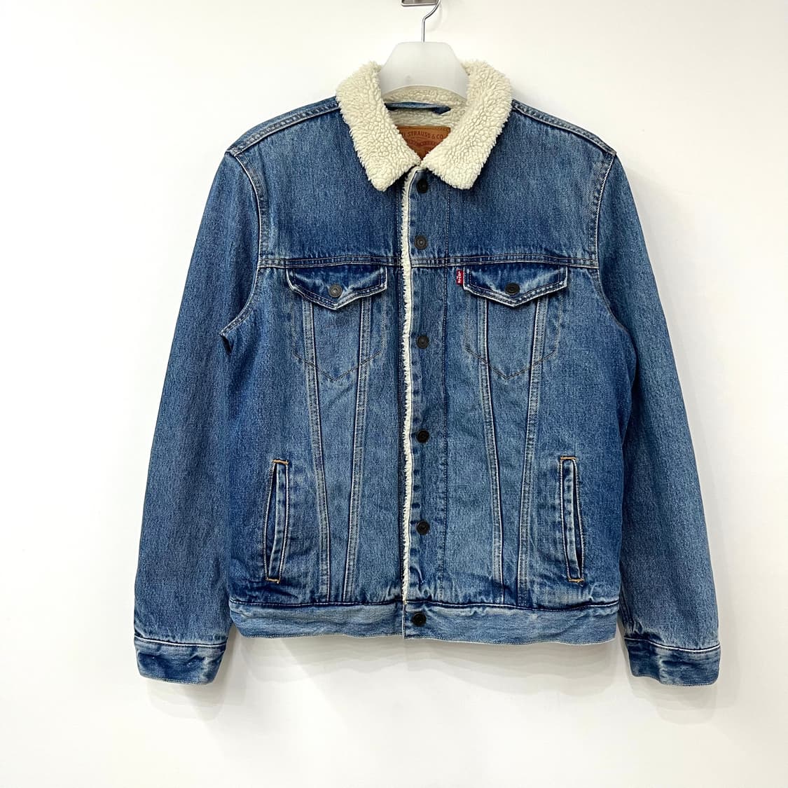 리바이스 셰르파 데님 양털안감 트러커 청자켓 상품이미지2
