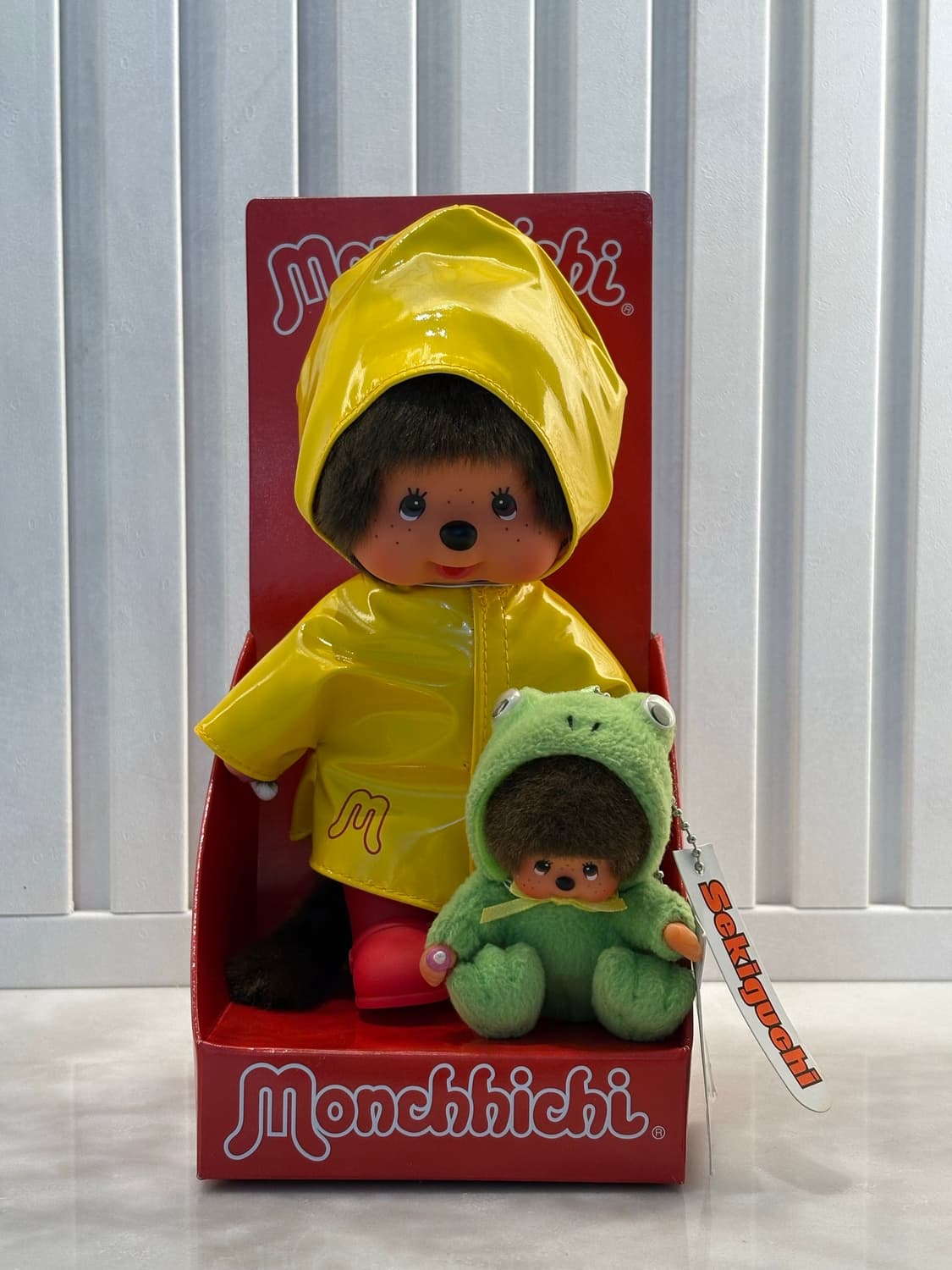 유럽 몬치치 우비 몬치치, 고전 개구리 미니 몬치치 키링 세트 🐸☔️ 상품이미지1