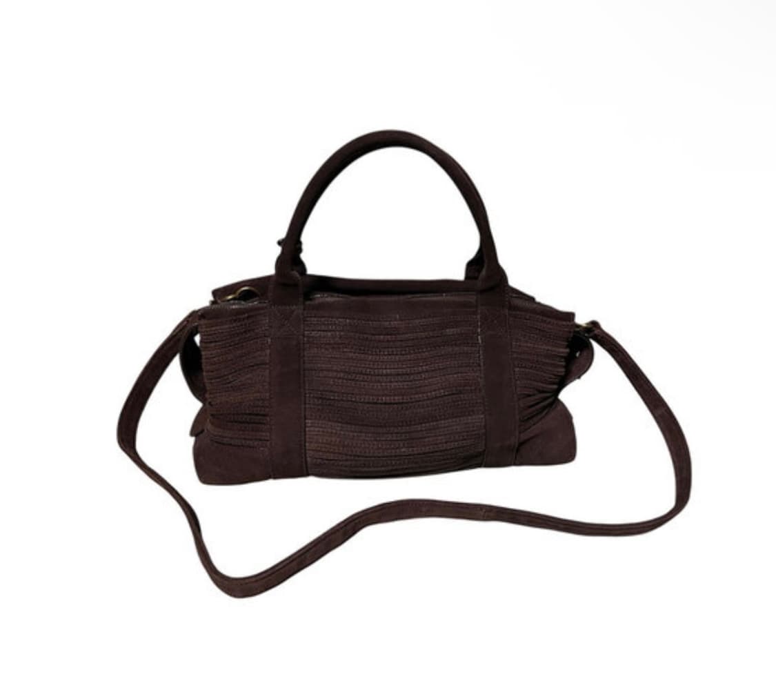 Armani Collezione 스웨이드 프린지 숄더백 소가죽 상품이미지7