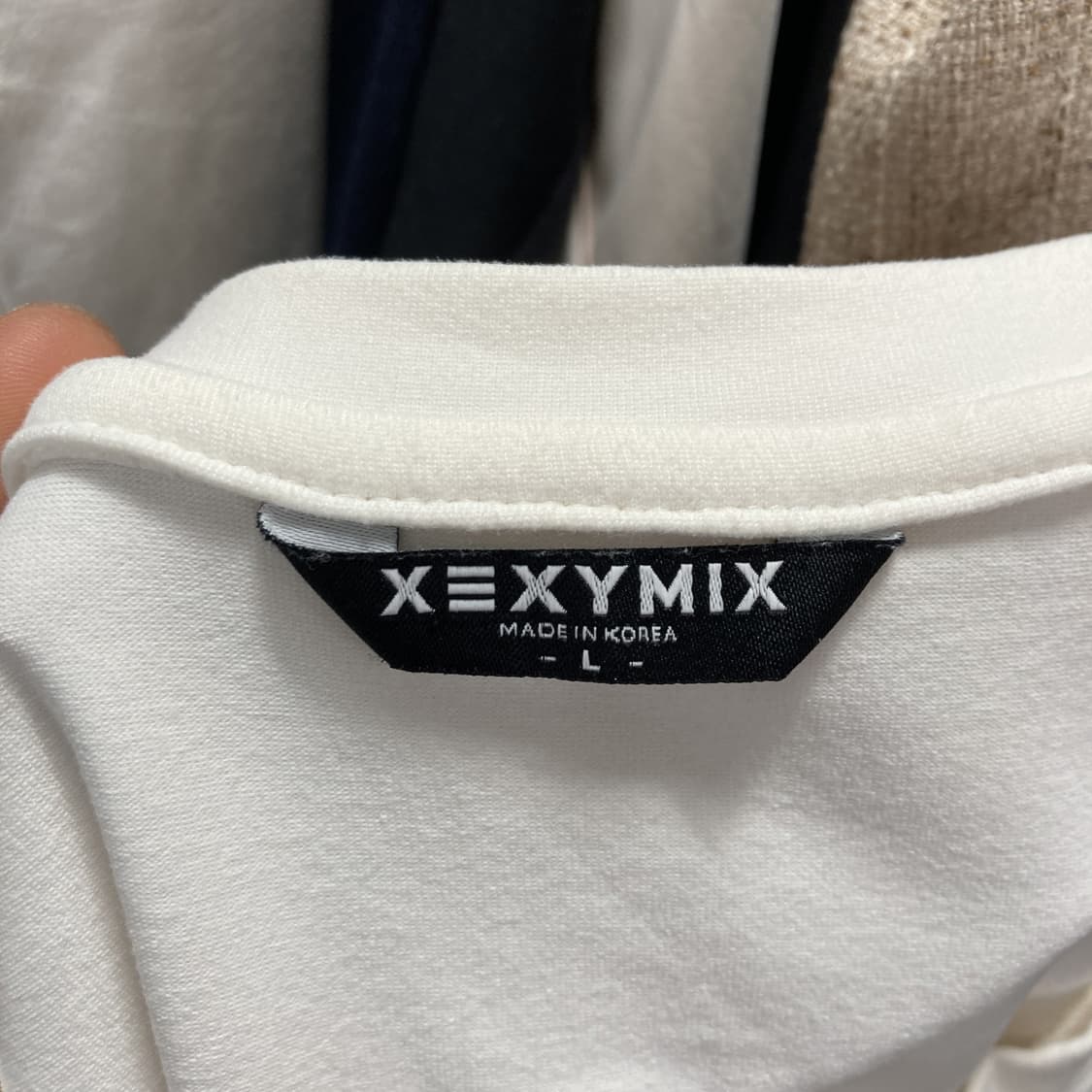젝시믹스 여성크롭반팔티셔츠 화이트 L 상품이미지4