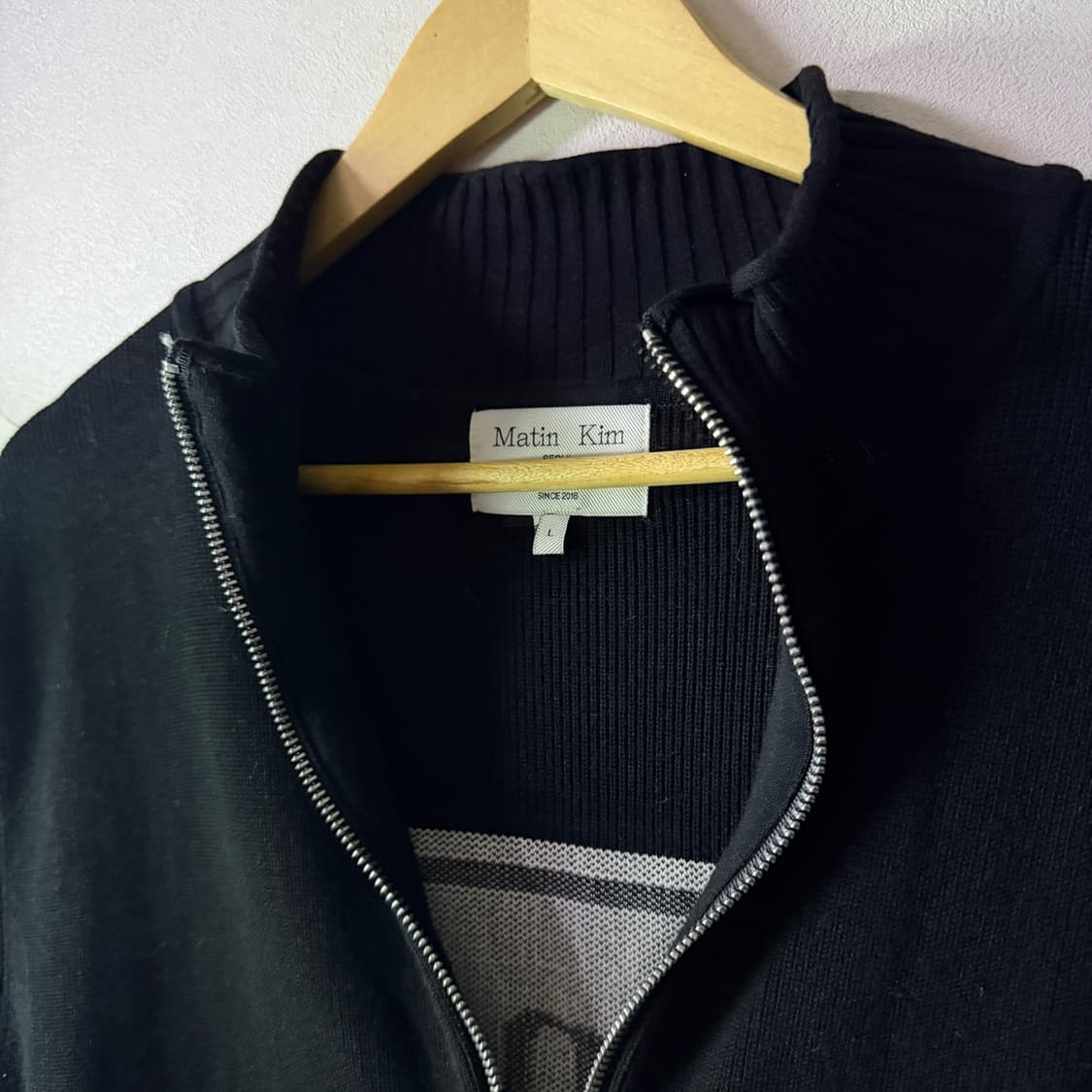 마뗑킴 니트 베스트 집업  L (여성 66정도) 상품이미지4